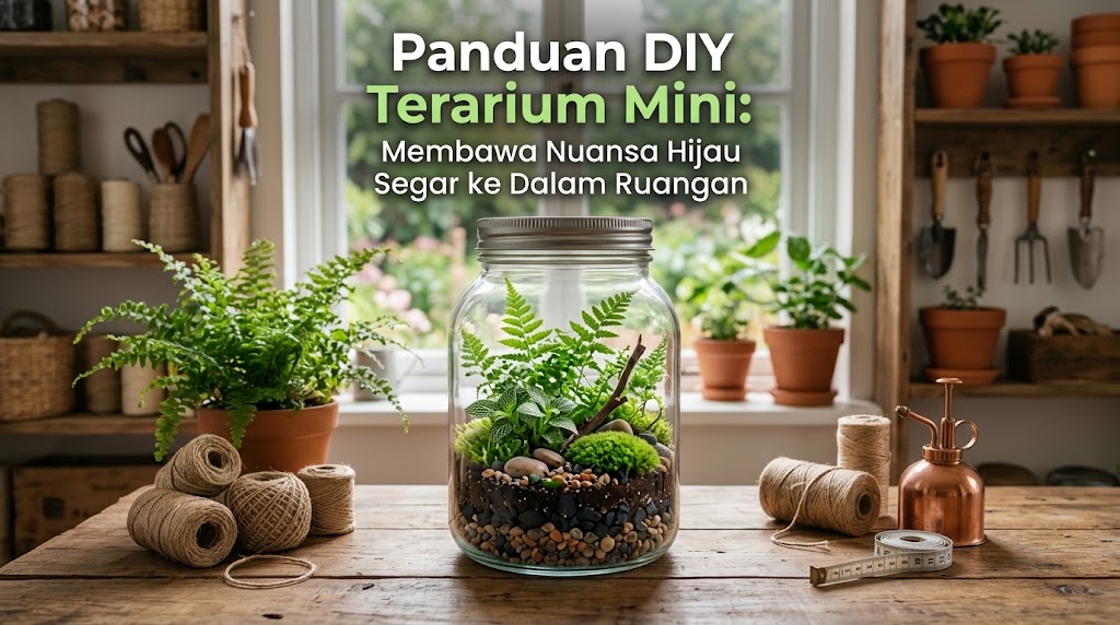Panduan DIY Terarium Mini: Membawa Nuansa Hijau Segar ke Dalam Ruangan